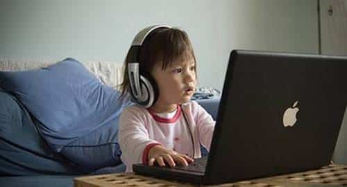Crianças no computador