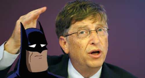 Bill Gates e Batman