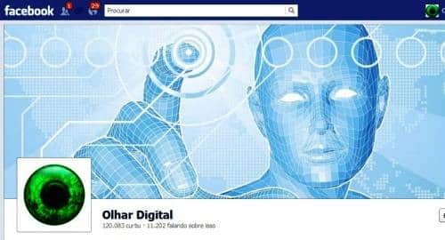 Timeline Facebook Olhar Digital